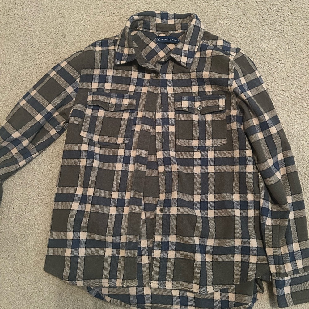 Green and Blue Flannel